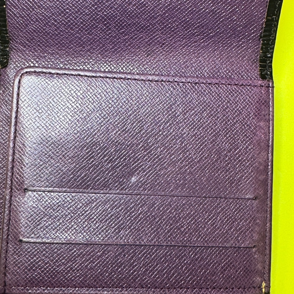 Louis Vuitton Epi Bifold wallet compact 4x4 black and purple - Picture 6 of 11